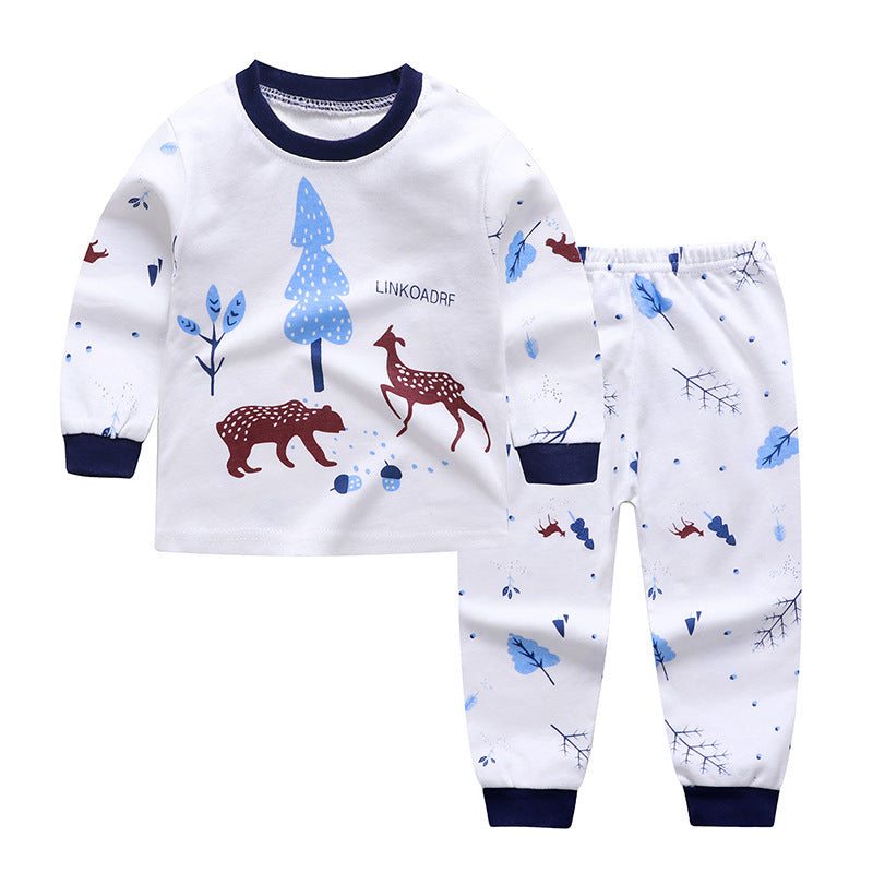 Boys And Girls, Infants Autumn Clothes And Long Trousers Home Service