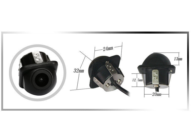 HD Perforated Rear View Car Camera – 170° Wide Angle, 720x576 Resolution