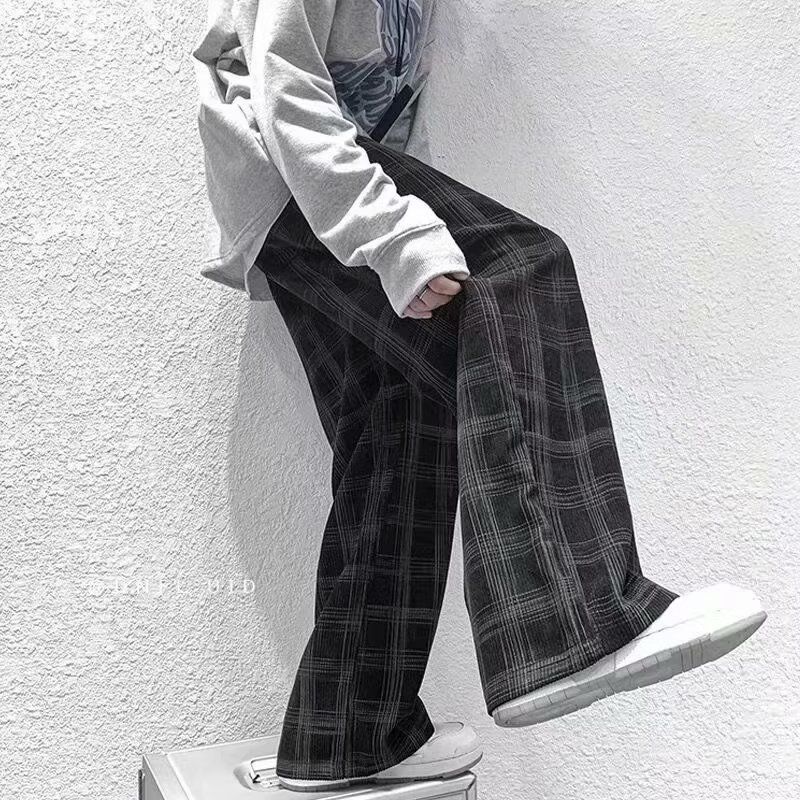 Men’s Japanese Style Retro Loose Casual Pants
