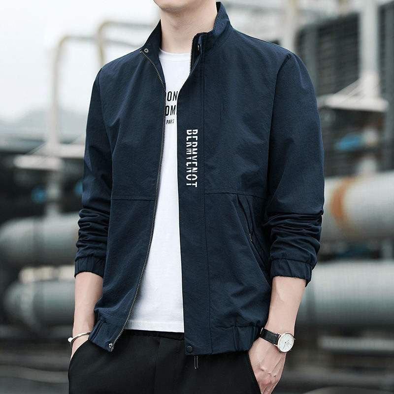 Men's Coat Stand Collar Casual Sports