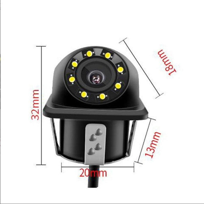 Small Straw Hat Rear View HD Camera – Waterproof & Shockproof