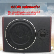 12V Car Subwoofer – High-Power Ultra-Thin Bass Speaker