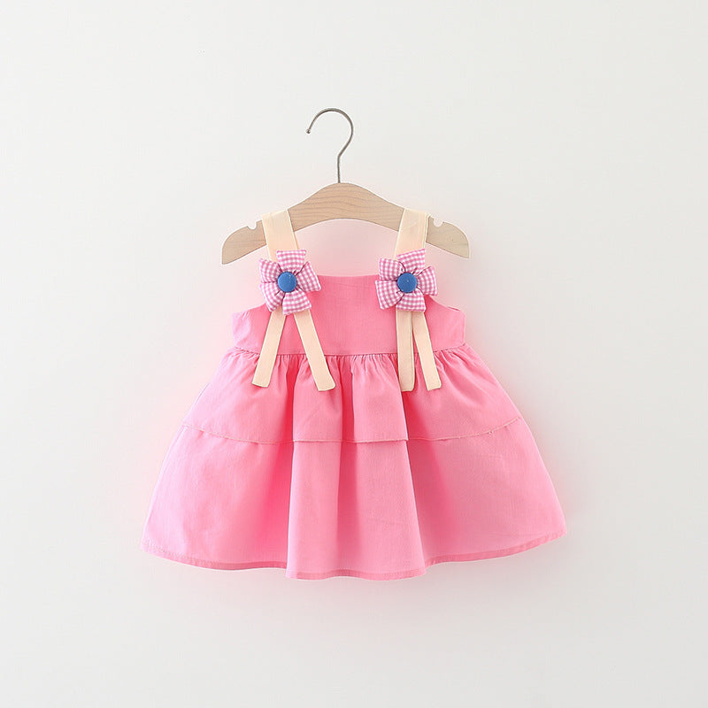 Fashion Personalized Children's Flower Sling Dress