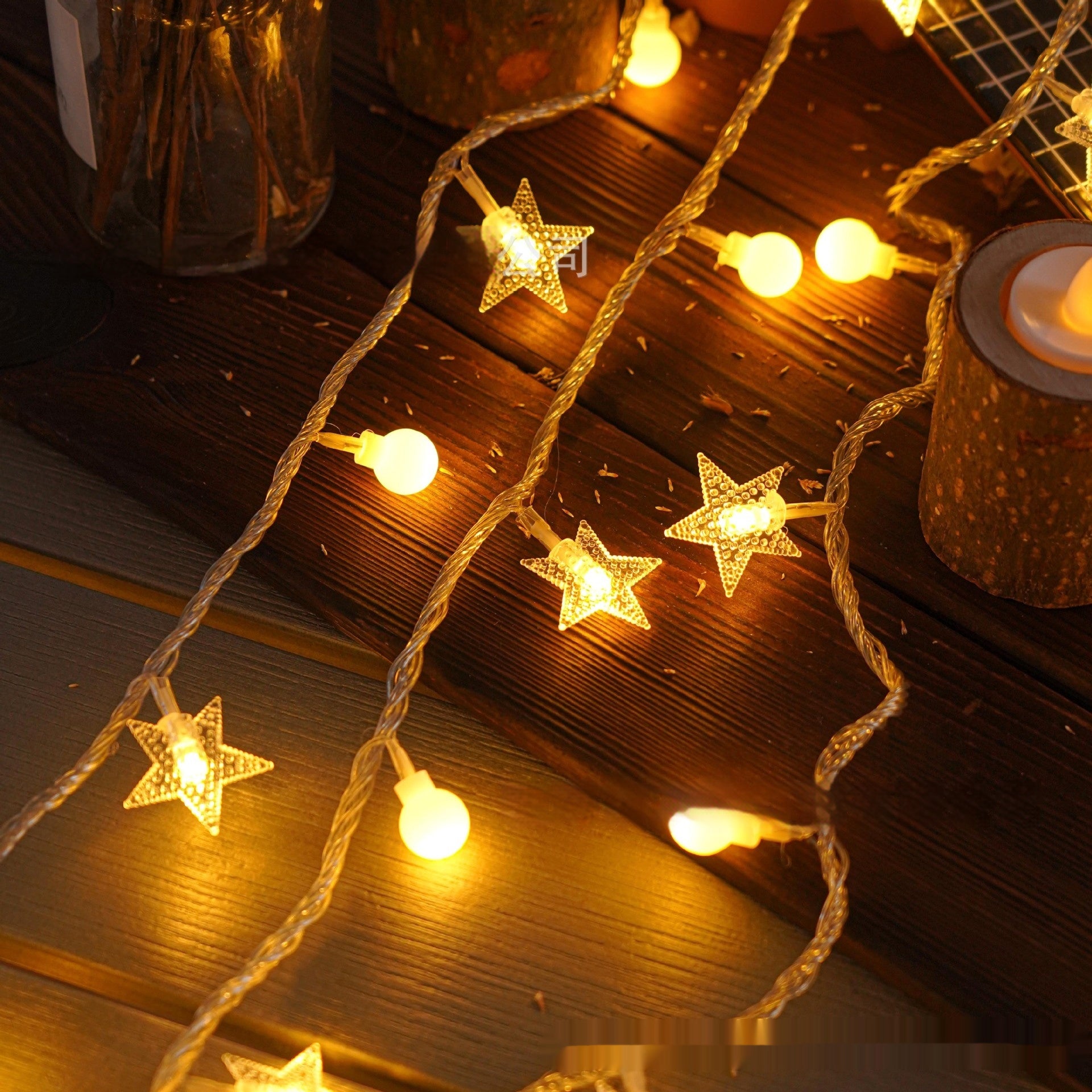 Outdoor Battery Box Atmosphere Decorative Lights Courtyard Holiday Romance