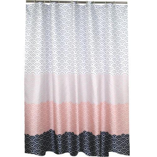 Polyester Waterproof & Mildew-Proof Bathroom Partition Shower Curtain