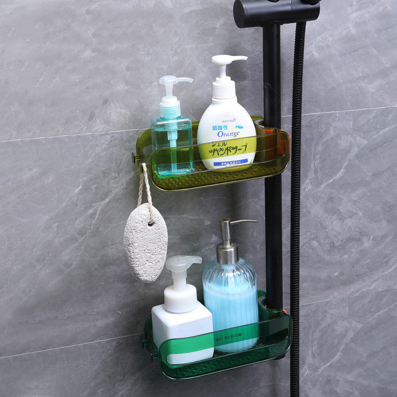 Installation-Free Snap-On Faucet Sink Rack – Kitchen & Bathroom Organizer