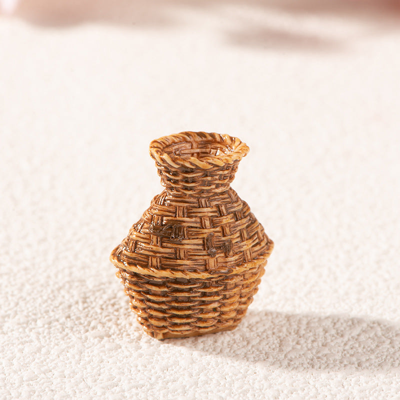 Micro Landscape Loungewear Accessories Bamboo Furniture Small Ornaments Crafts