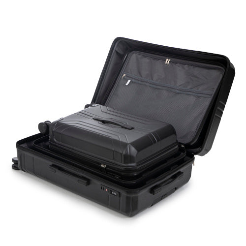 Sleek ABS Spinner Luggage Set Unisex 20 24 28 Inches TSA