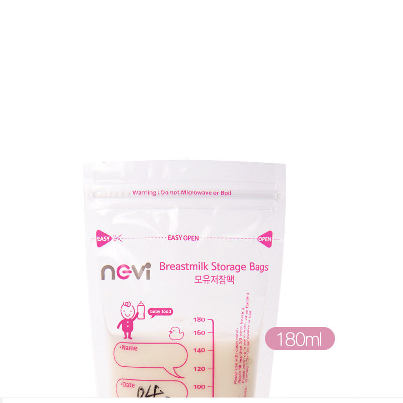 60pcs Breast Milk Preservation Small Capacity Milk Storage Bag 180ml