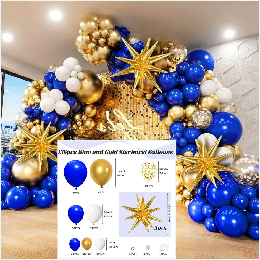 Explosion Star Thickened Balloon Chain Package Birthday Party Graduation Activity Arrangement Balloon
