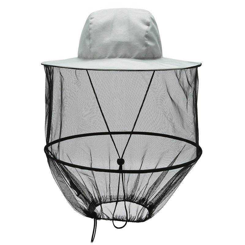 Anti Mosquito Bucket Hat Quick-dry Casual Sun-proof Fishing Hat