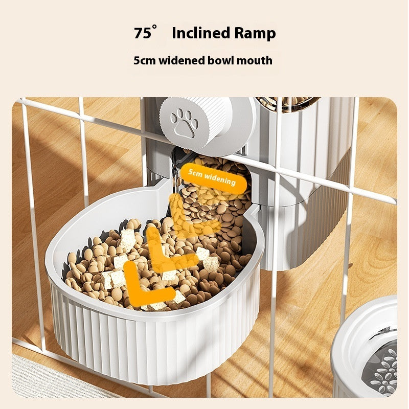 Hanging Cage Dog Basin Cat Bowl Automatic Pet Feeder