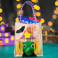 Linen Witch Candy Bag