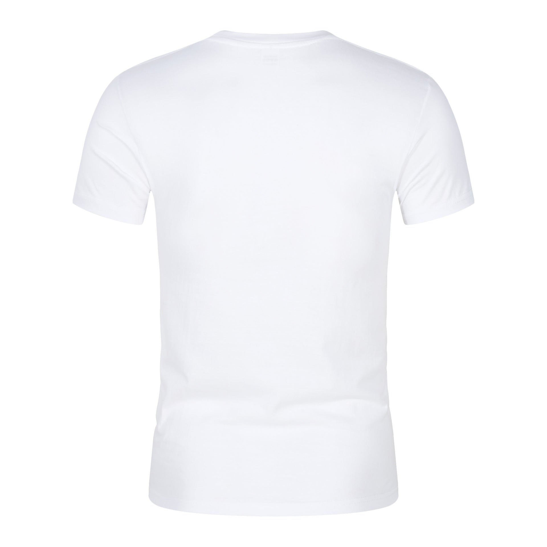 Men's CVC Cotton Short-sleeved Round Neck T-shirt