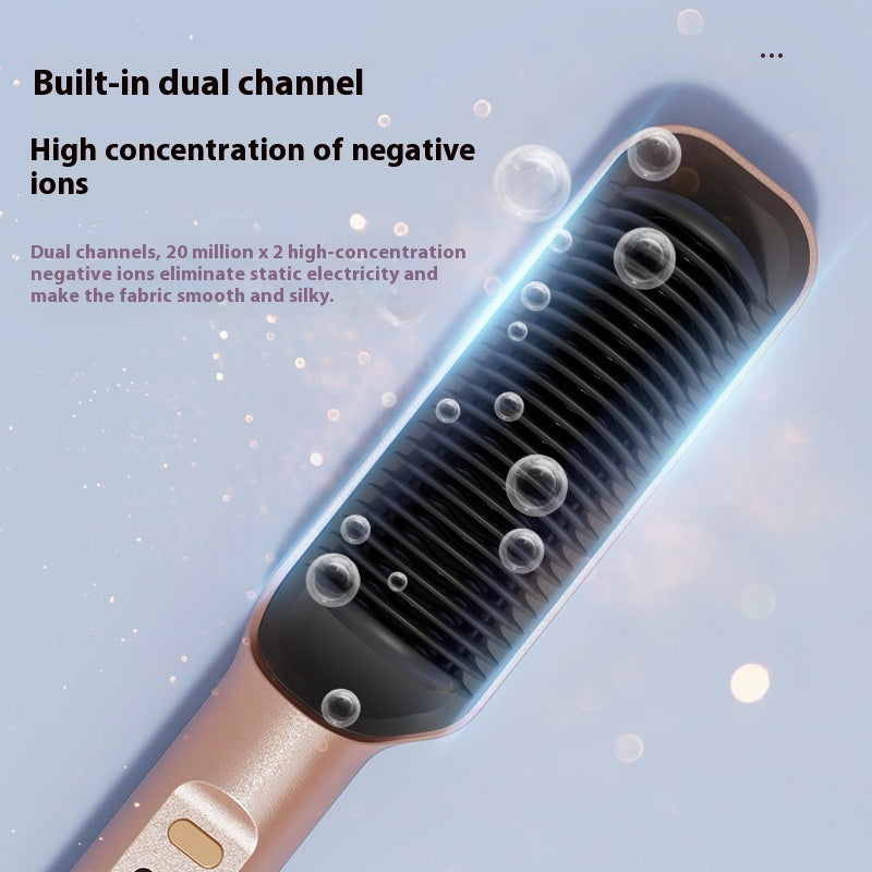 Negative Ion Straight Comb – Anti-Frizz Damage-Free Hair Straightener