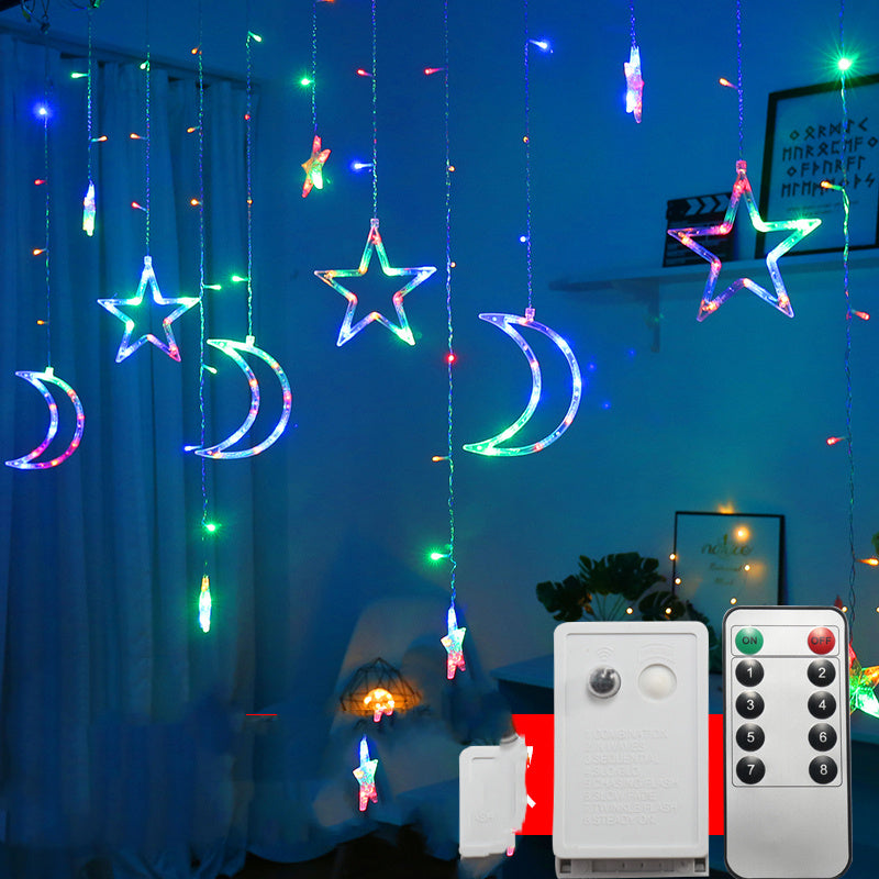 LED String Lights Starry Curtain Flashing Decorative Lighting