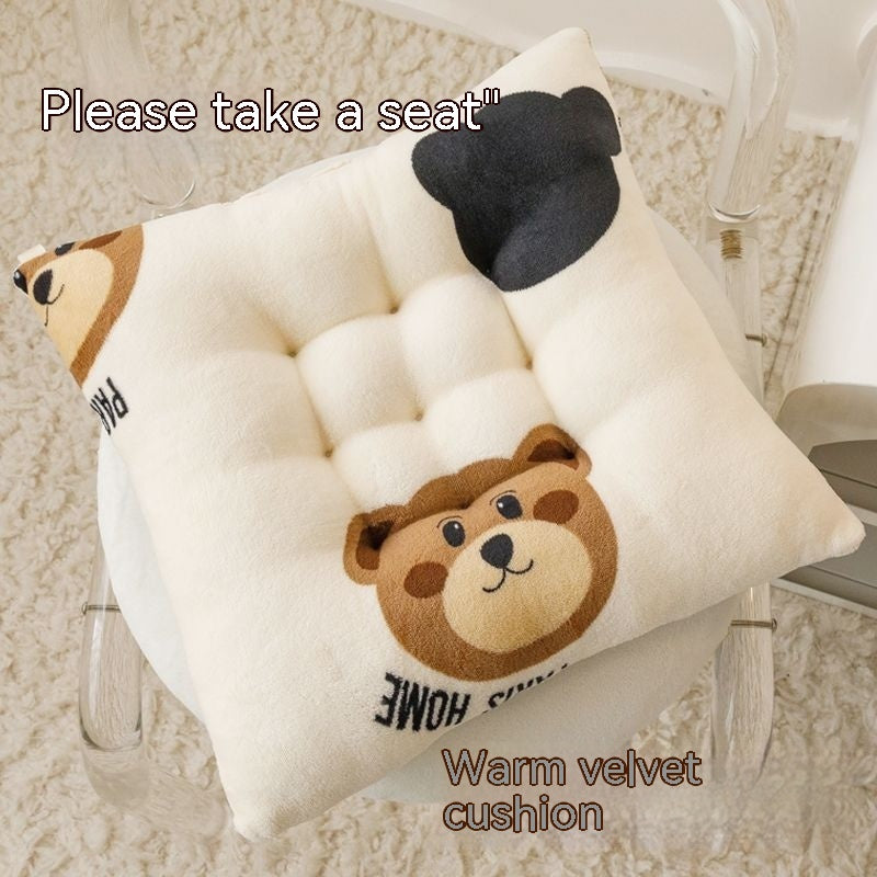 Cartoon Printed Thickening Seat Cushion