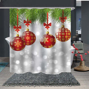 Christmas 3D Digital Printing Shower Curtain