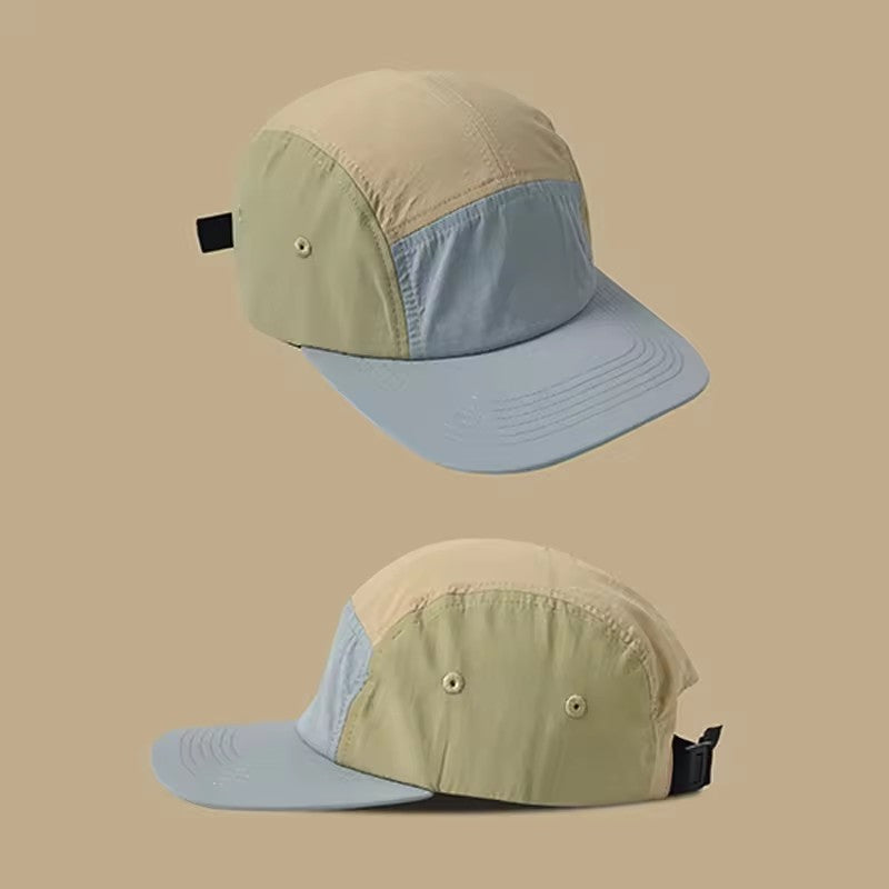 Summer Color Matching Five-piece Hat Quick-drying Sun Hat