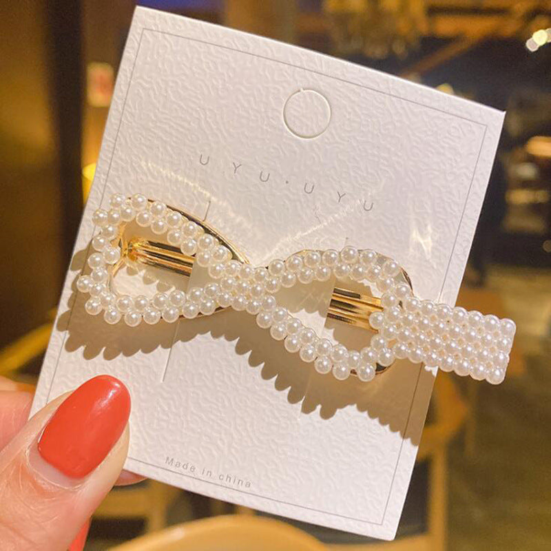 Internet Influencer Pearl Plastic Hairpin