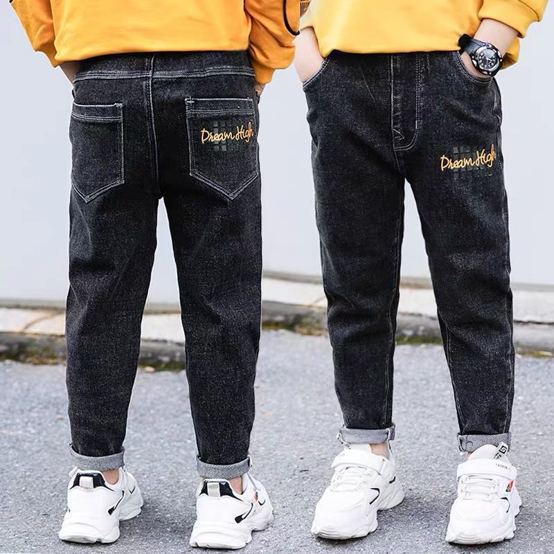 Boys Velvet Jeans Slim Fit Winter Pants 3 Months Classic