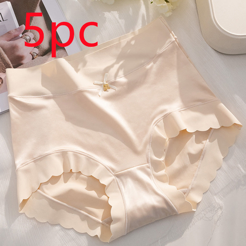 Women’s Seamless Satin ‘Ice Silk’ Underwear – Glossy Finish
