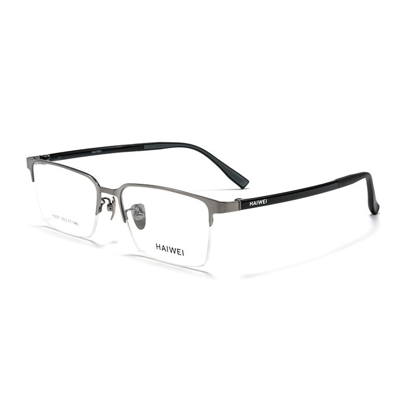 Semi-Rimless Titanium Glasses – Lightweight Plastic Steel Frame