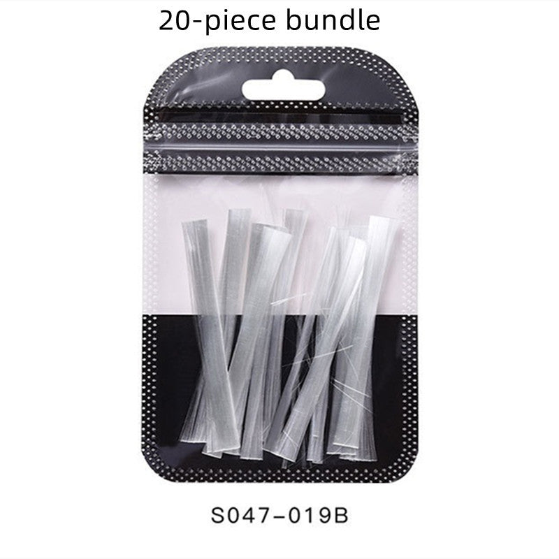 Nail Extender Tool Natural Anti-Cracking Fiber Silk Paperless Support