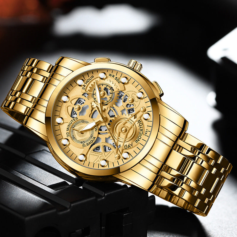 Men's Hollow Non-Mechanical Business Watch