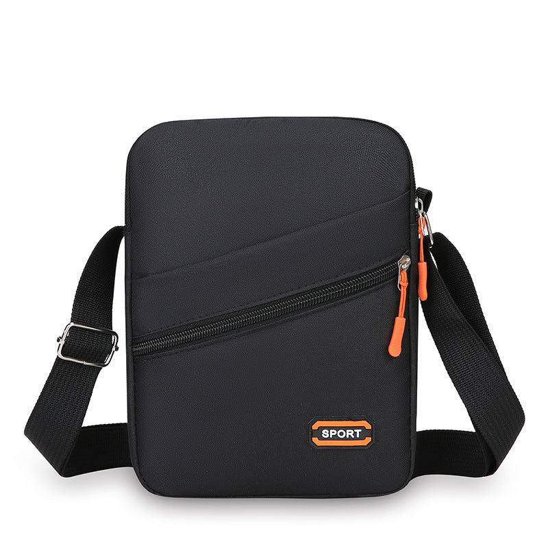 Men's One Shoulder Nylon Crossbody Backpack Slim Travel