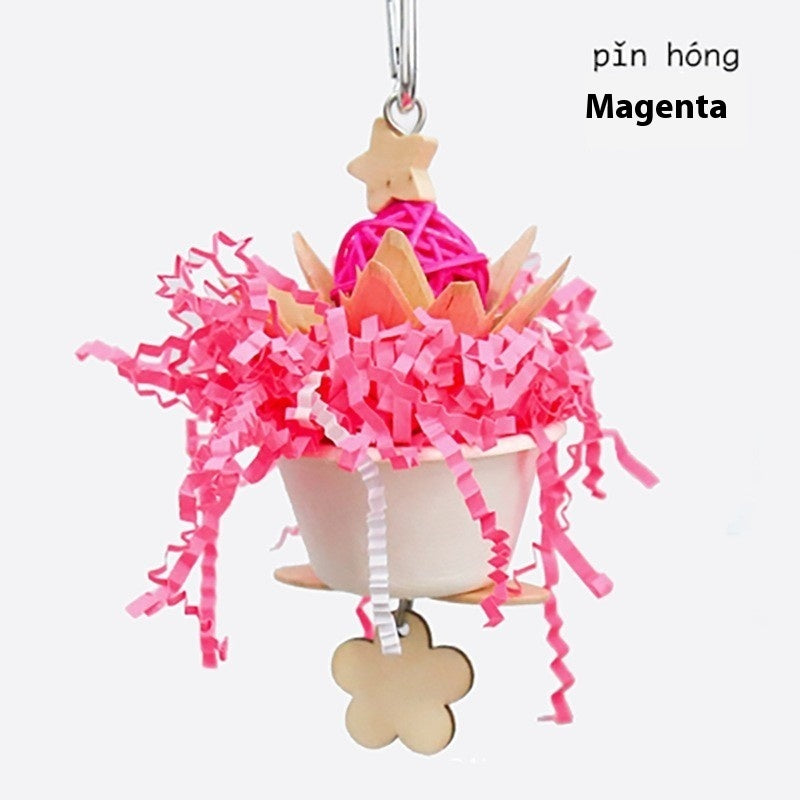 Parrot Flower Clumps Bite Toy