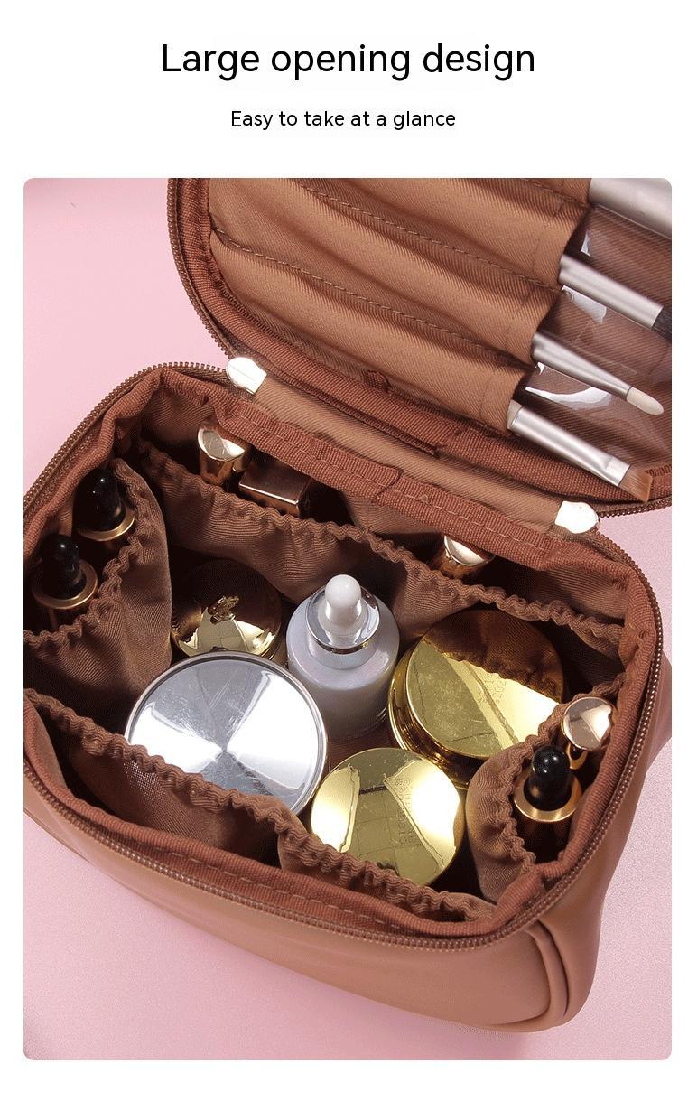 Large Capacity Makeup Bag – Portable Travel Toiletry Cosmetic Organizer