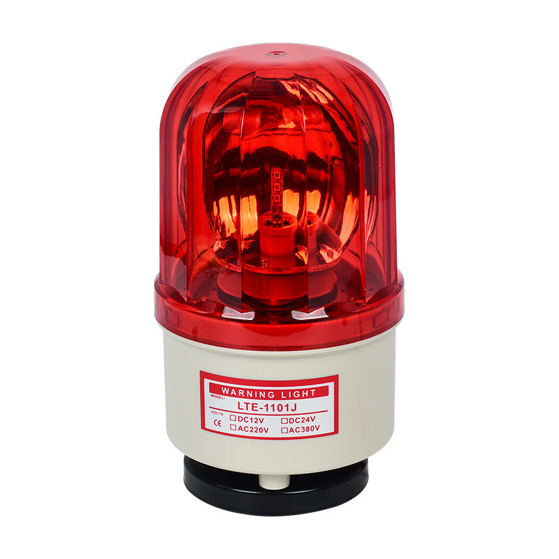 Warning Light LTE-1101J – Sound & Light Alarm with Rotation, Red/Yellow/Green