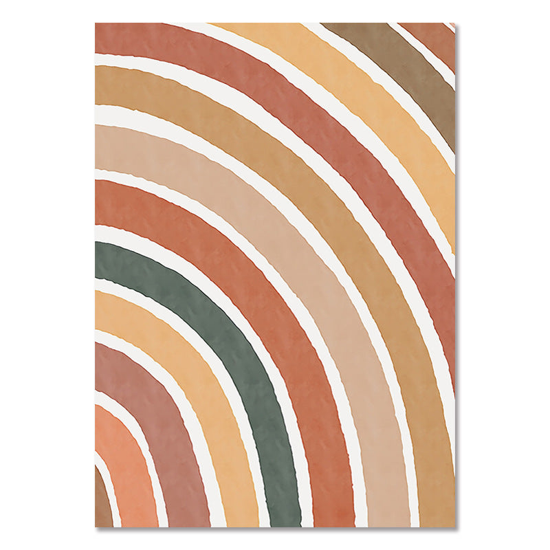 Sun Pattern Canvas Painting – Sofa Background Wall Mural for Home Decoration