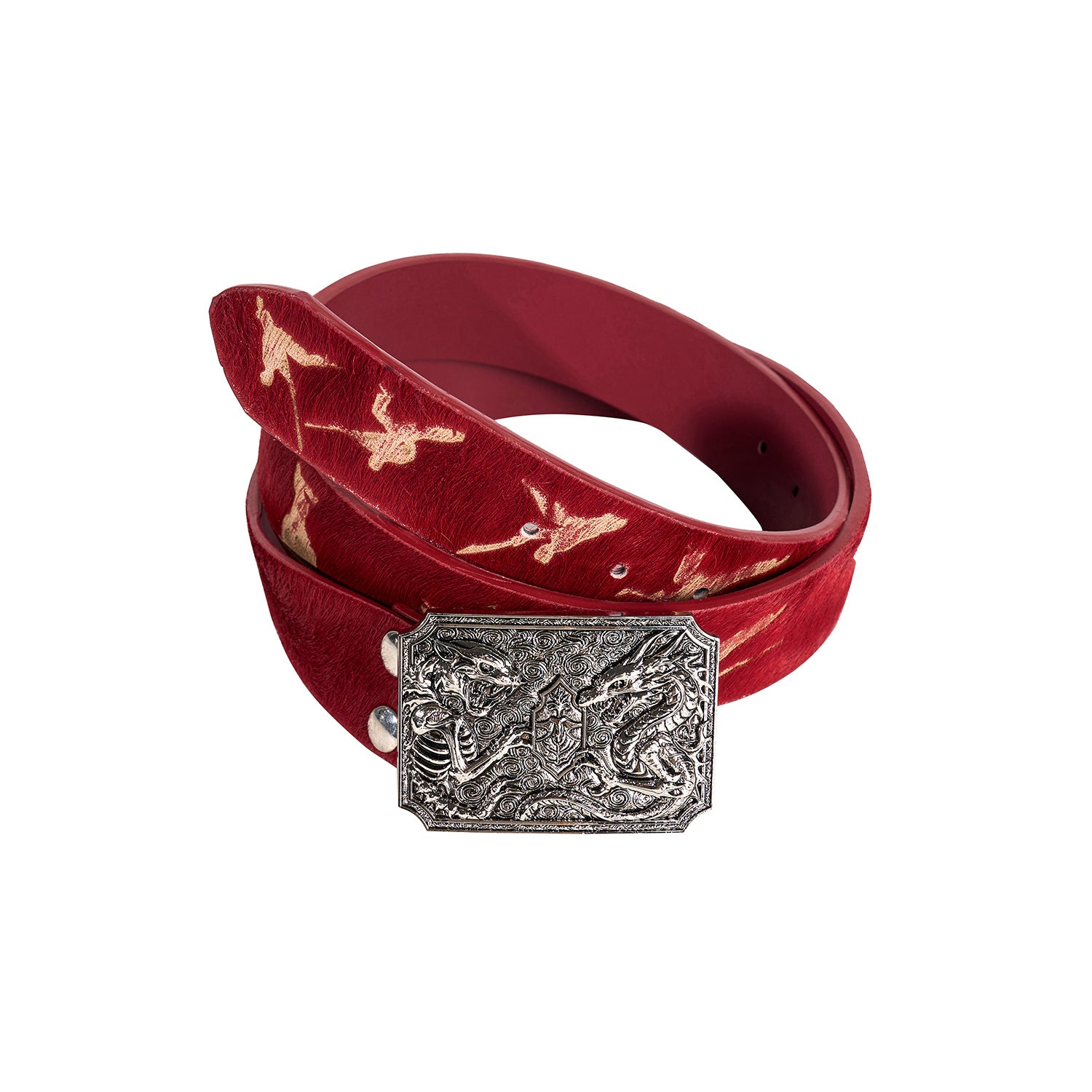 Unisex Canvas Belt – Adjustable in Red or Black