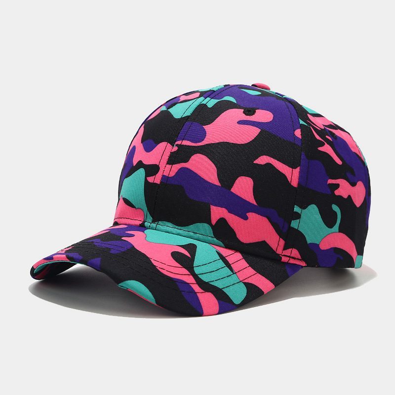 European And American New Ins Camouflage Baseball Cap Women