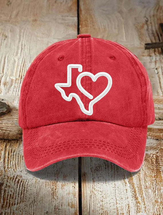 Printed Korean Style Duck Tongue Hat – Unisex Trendy Cap for Men & Women
