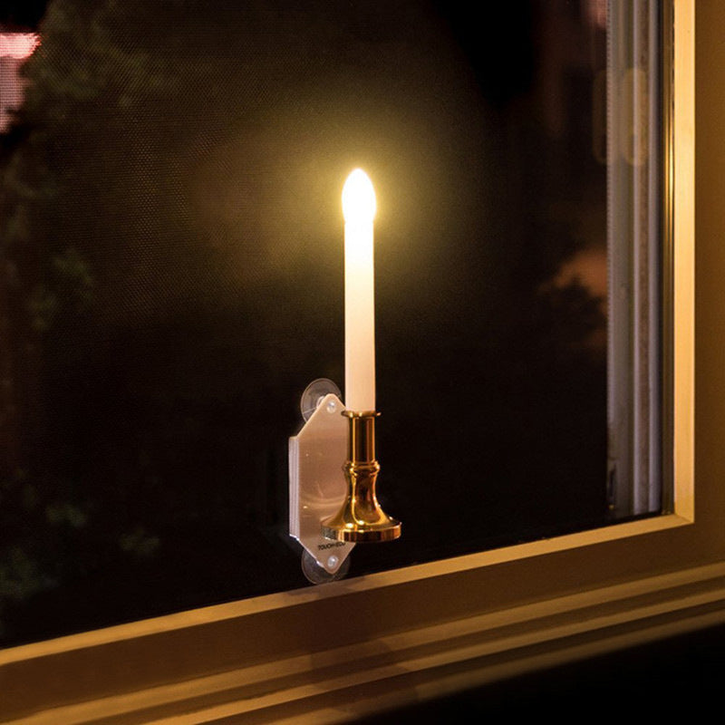 Solar Candle Light Solid Color Window Festive