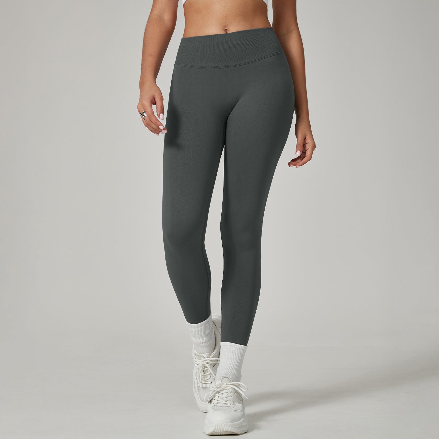 Women’s Nylon-Spandex High-Stretch Yoga Pants – Performance & Comfort
