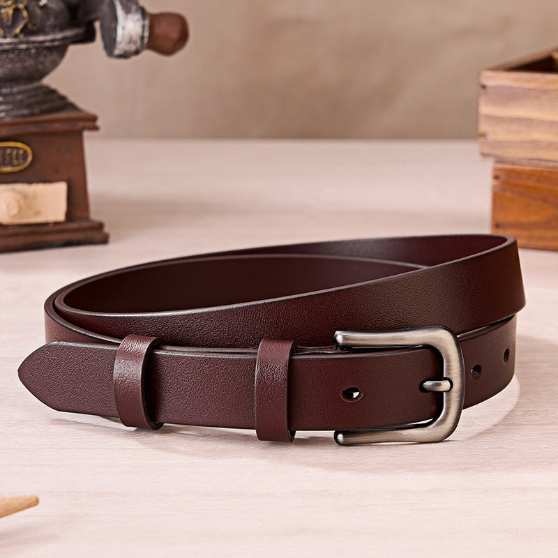 Women's First Layer Cow Leather Belt