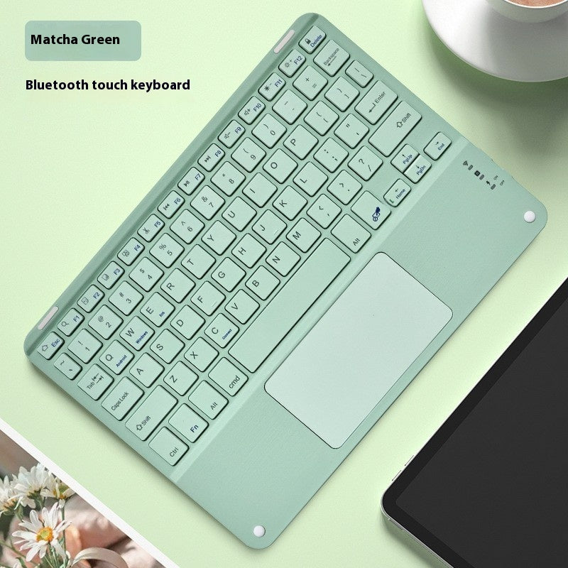Square Hat Touch Bluetooth Wireless Charging Keyboard