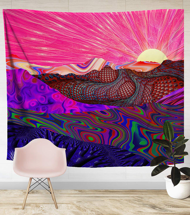Home Decoration Psychedelic Background Cloth