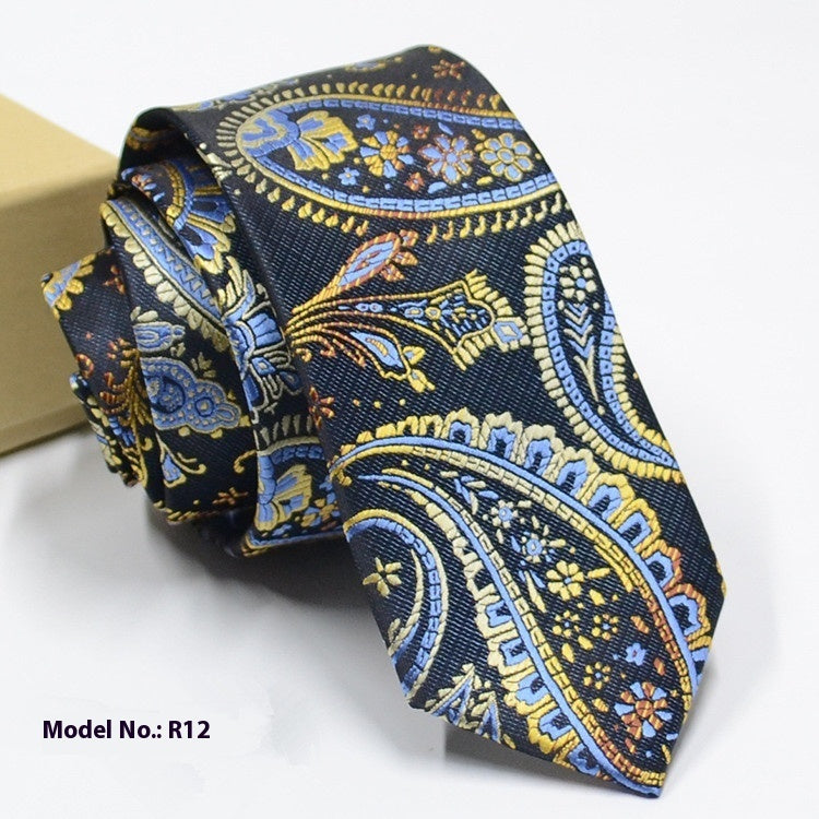 Exquisite Jacquard Wedding Groom Tie