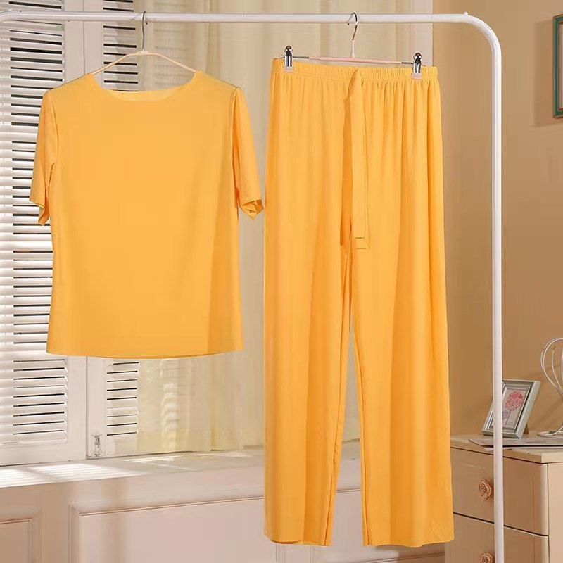 Women's Summer Pajamas Casual Loungewear Two-piece Set