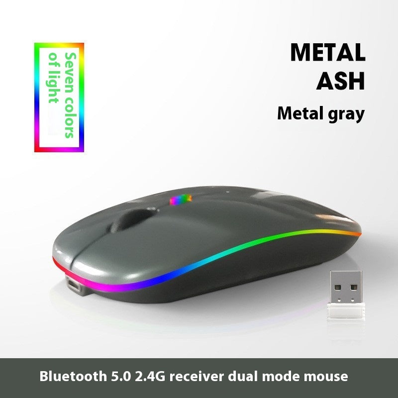 Glowing Bluetooth Mute Charging Mouse