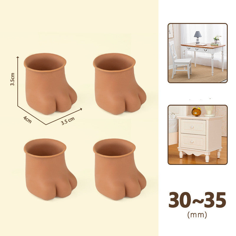 Silicone Table And Chair Foot Cover Cute Claw Table And Chair Protective Cover