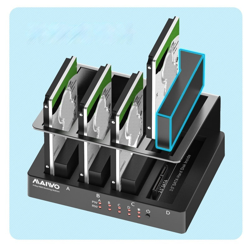 External Hard Disk Box Expansion Base – Portable Storage Enclosure