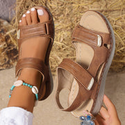 Plus Size Thick Bottom Hollow-out Wedge Sandals