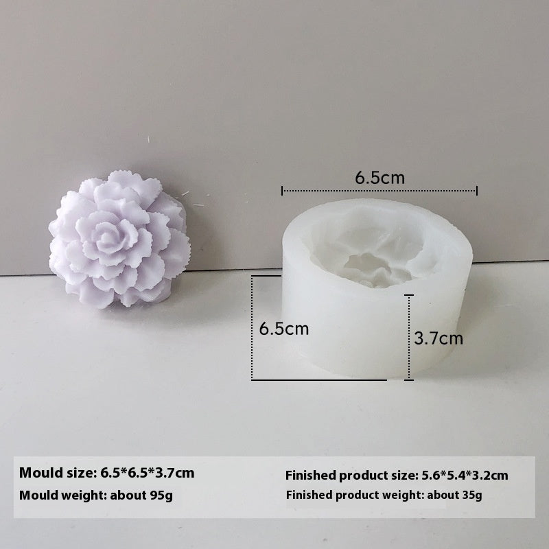 Flower Aromatherapy Candle Silicone Mold DIY