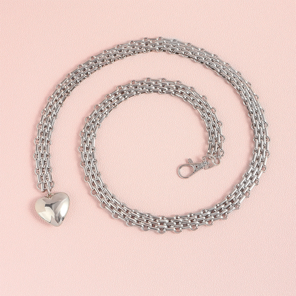 Unisex Love Chain Pendant Waist Chain